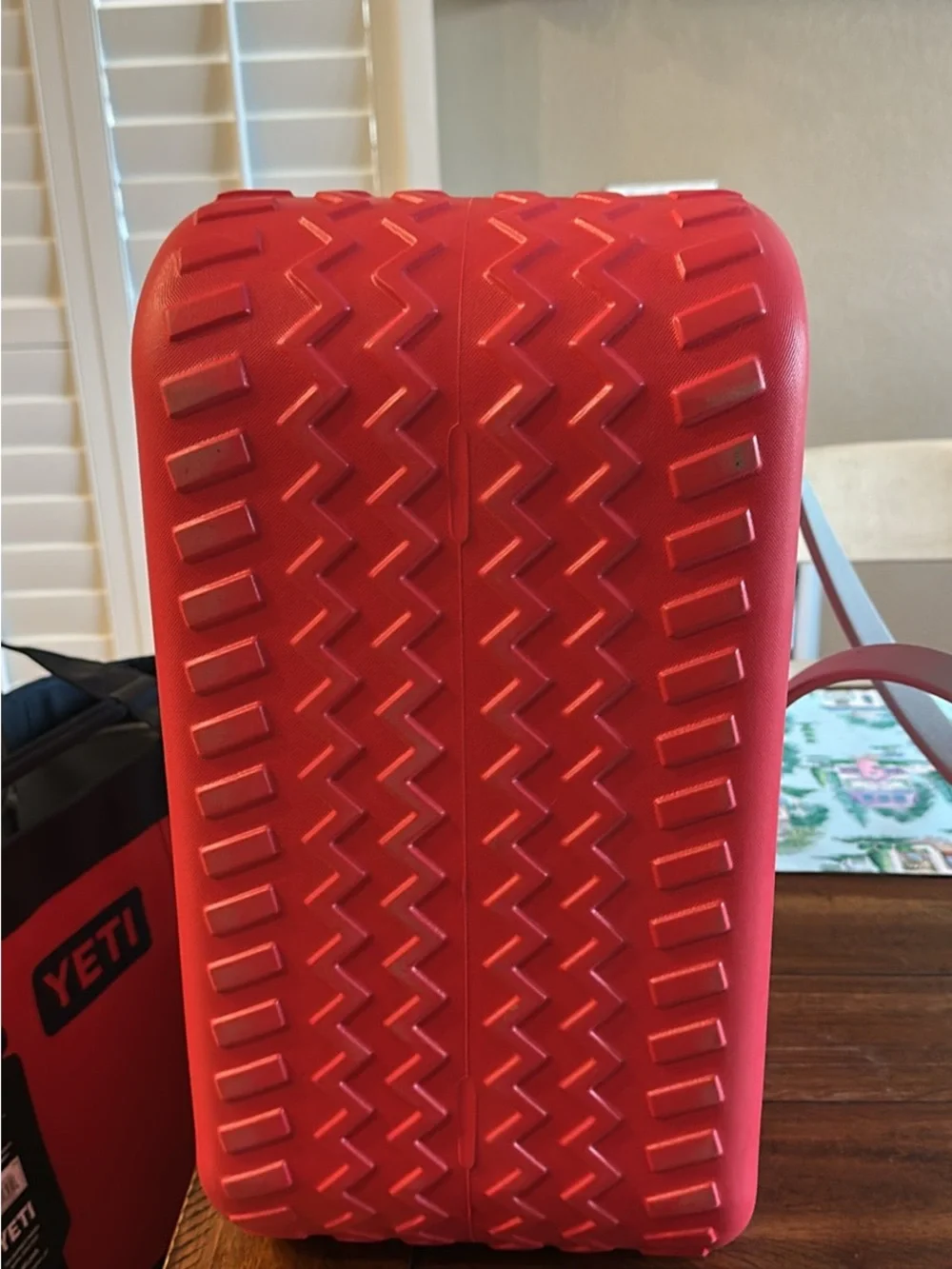 Target x Bogg Red Tote Bag with Gray Handles